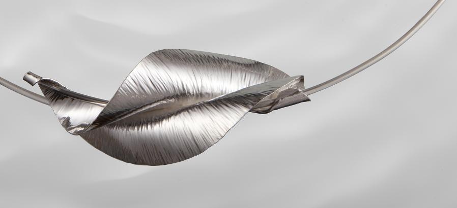 Silver Spindrift neckpiece
